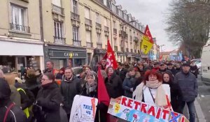 Des milliers de personnes manifestent à Soissons contre la réforme des retraites