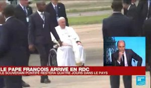 En direct : le pape François arrive au RD Congo, plus grande nation catholique d'Afrique