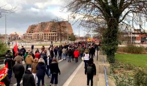 Seconde manifestation d'ampleur contre la réforme des retraites à Dunkerque