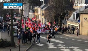 VIDÉO. Réforme des retraites : les manifestants du Mans de retour place des Jacobins 