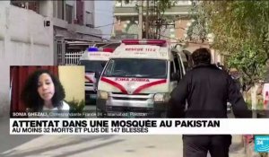 Attentat dans une mosquée au Pakistan : au moins 32 morts et plus de 147 blessés