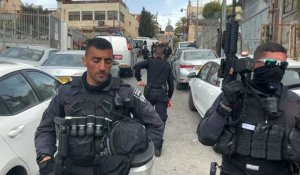 La police israélienne sur les lieux d'une nouvelle attaque à Jérusalem-Est
