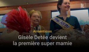 Gisèle Detée devient la première super mamie de l’histoire d’Armentières