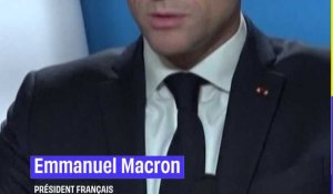 Réforme des retraites : Macron souhaite que les manifestations ne bloquent pas le pays