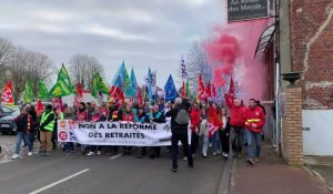 Saint-Omer : quelque 6 000 personnes manifestent ce samedi contre la réforme des retraites