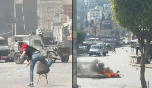 Des images d'un raid israélien en cours à Naplouse
