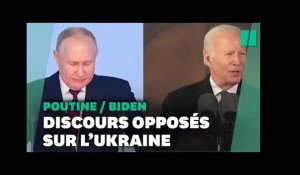 Guerre en Ukraine : le discours de Poutine, la réponse de Biden
