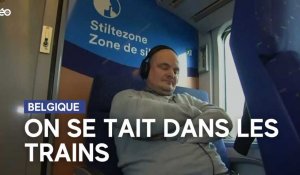 Belgique : dans les trains, chut !