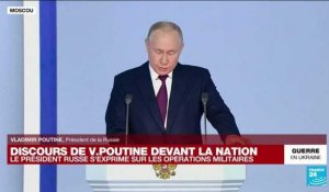 REPLAY - Discours de Vladimir Poutine devant la Nation