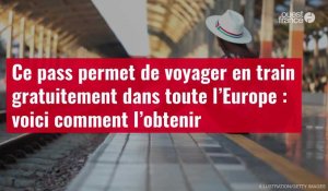 VIDÉO. Ce pass permet de voyager en train gratuitement dans toute l’Europe : voici comment l'obtenir