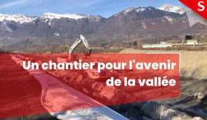 Gilly-sur-Isere: un chantier de restauration de la digue stratégique pour l'avenir de la vallée