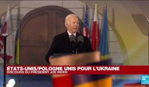 REPLAY - Biden à Varsovie : "Notre soutien à l'Ukraine ne faiblira pas"