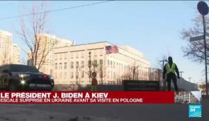 Guerre en Ukraine : le président américain Joe Biden en escale surprise à Kiev