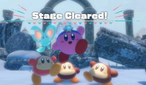 Kirby et le Monde Oublié : Niveau 4-4 : Bataille sur le pont du blizzard