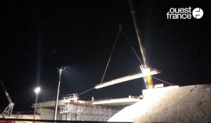 VIDÉO. Ce pont construit en moins d'une nuit va permettre de relier en dix minutes ces deux villes du Maine-et-Loire