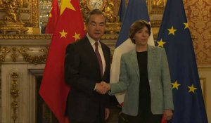 Diplomatie: Catherine Colonna reçoit son homologue chinois Wang Yi