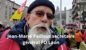 Interview de Jean-Marie Paillous secrétaire général FO Laon