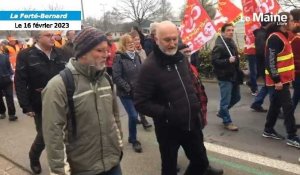 VIDEO. Grève du 16 février contre la réforme des retraites : à La Ferté-Bernard, nouvelle manifestation