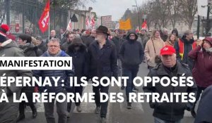 1000 personnes dans les rues d'Épernay contre la réforme des retraites
