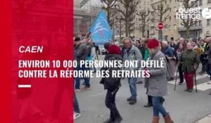 Réforme des retraites. À Caen, près de 10 000 manifestants lors de la cinquième journée de mobilisation