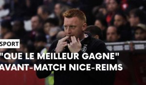 Avant-match Nice - Stade de Reims avec William Still, coach des Rouge et Blanc