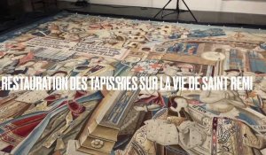 Restauration des tapisseries de Saint Remi