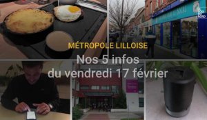 Métropole de Lille : nos 5 infos du vendredi 17 février