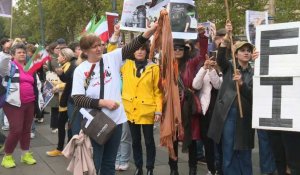 Paris: manifestation en soutien aux femmes iraniennes
