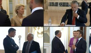 Prague: table ronde des leaders européens