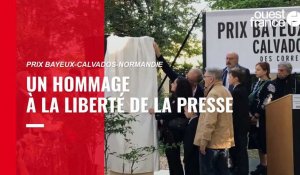 VIDÉO. Prix Bayeux-Calvados-Normandie : un hommage à la liberté de la presse au cœur du Mémorial des reporters