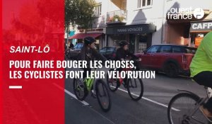 VIDÉO. A Saint-Lô, les cyclistes font leur Vélo'rution