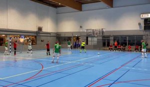 Futsal (D3E): coup franc pour le Celtic FD Visé face à Mini 83 Bruxelles avec Guillaume Gillet à la frappe
