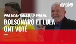 VIDÉO. Présidentielle au Brésil : Bolsonaro et Lula, les deux principaux candidats, ont voté