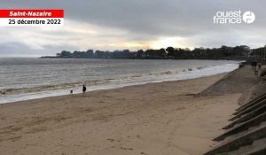 VIDÉO. Noël (presque) au balcon à Saint-Nazaire avec 12° sur le front de mer