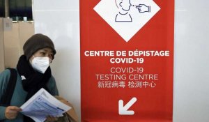Covid-19 en France : tests à l'arrivée de passagers en provenance de Chine