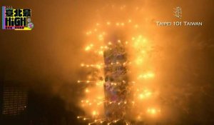 Taïwan: Un feu d'artifice à 360° à Taipei pour fêter l'arrivée de l'année 2023