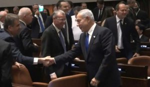 Israël: le Parlement vote en faveur du nouveau gouvernement Netanyahu