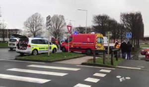 Longuenesse : deux piétons percutés par une voiture dans la zone commerciale Auchan