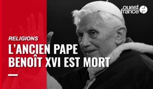VIDÉO. L'ancien pape Benoît XVI est mort à l'âge de 95 ans