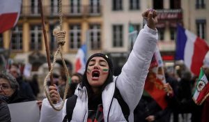 Iran : un millier de manifestants à Lyon en soutien à la contestation