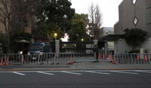 La Chine suspend la délivrance de visas pour les Japonais: images de l'ambassade de Chine à Tokyo