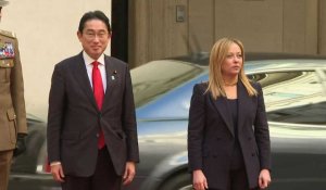 La Première ministre italienne Meloni reçoit le Premier ministre japonais Kishida