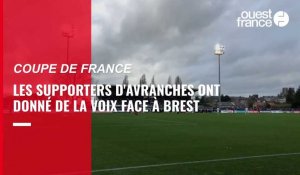 VIDÉO. Coupe de France de football : les supporters d'Avranches étaient là face à Brest