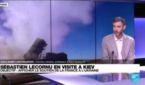 Sébastien Lecornu en visite à Kiev pour afficher le soutien de la France à l'Ukraine