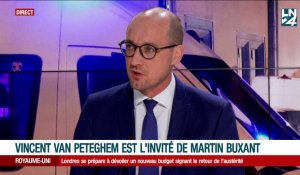 Vincent Van Peteghem, ministre des Finances, était l'invité de Martin Buxant