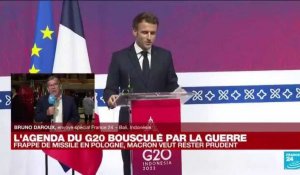 Missile en Pologne : au sommet du G20, Emmanuel Macron reste prudent