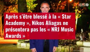 VIDÉO. Après s’être blessé à la « Star Academy », Nikos Aliagas ne présentera pas les « NRJ Music Awards »