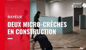 VIDÉO. À Bayeux, deux nouvelles micro-crèches vont bientôt ouvrir leurs portes
