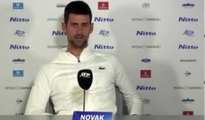 ATP - Nitto ATP Finals Turin 2022 - Novak Djokovic : "Physically, I'm not worried"