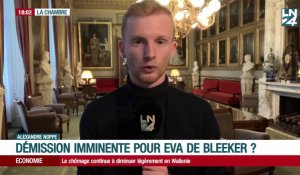 Démission imminente pour Eva De Bleeker ?